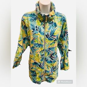 Lilly Pulitzer zip up jacket fits Large to XL